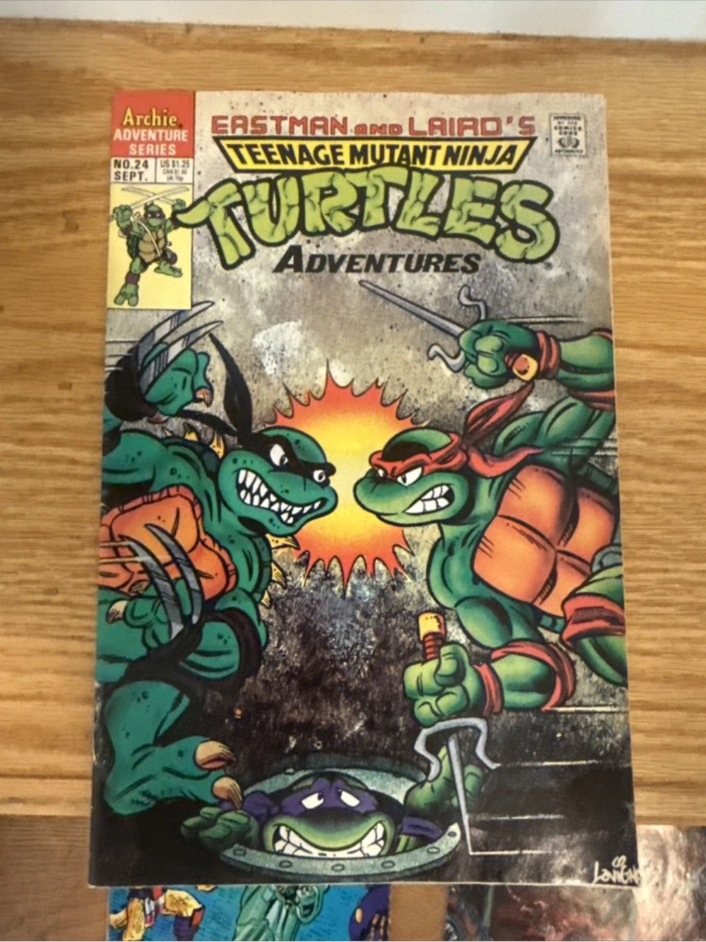Comic Book Teenage Mutant Ninja Turtles Adventures - Archie - #20 - 1991